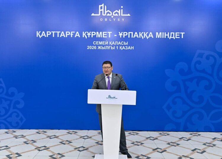 Абай облысында ардагерлерге құрмет көрсетілді