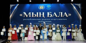 Абай облысының өкілі «Мың бала» республикалық жобасында өнер көрсетті